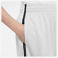 Boys' Dri-Fit Multi Woven Tennis Short White and Black Apparel Nike