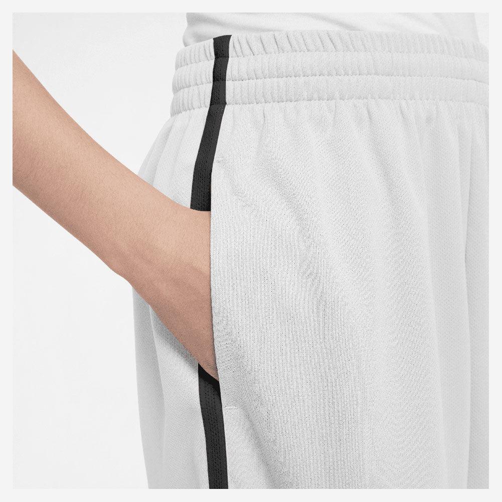 Boys' Dri-Fit Multi Woven Tennis Short White and Black Apparel Nike