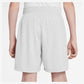 Boys' Dri-Fit Multi Woven Tennis Short White and Black Apparel Nike