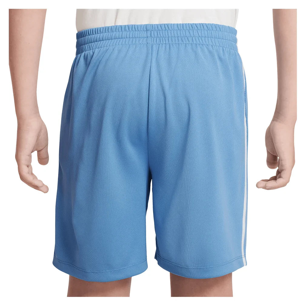 Boys` Dri-FIT Multi Woven Training Short Blue Beyond and White Apparel Nike