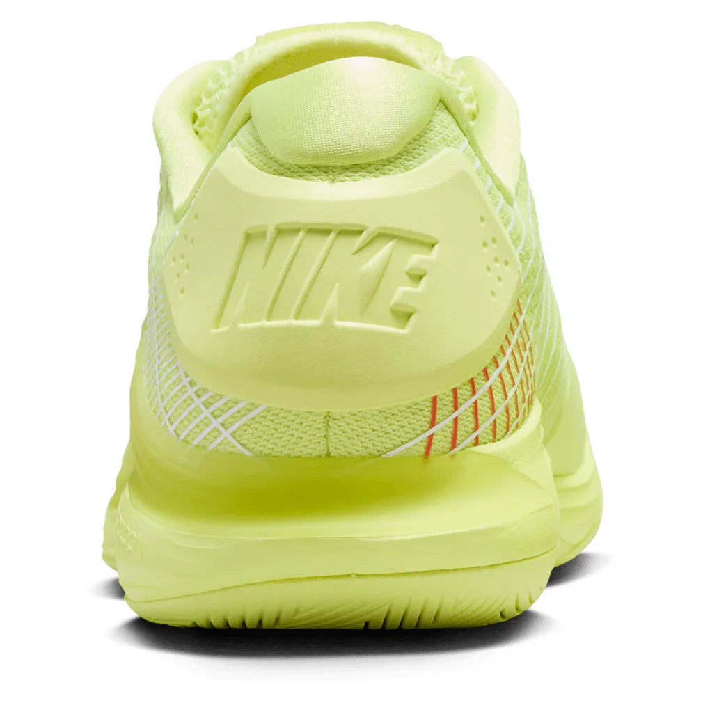 Men`s Vapor 12 Hypersmash Tennis Shoes Light Lemon Twist and Black Footwear Nike
