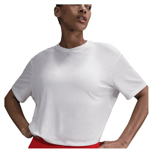 Women`s One Relaxed Dri-FIT Cropped Short Sleeve Top Apparel Nike