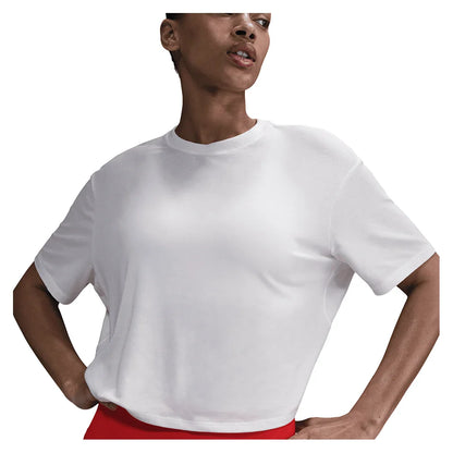 Women`s One Relaxed Dri-FIT Cropped Short Sleeve Top Apparel Nike