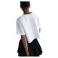 Women`s Dri-Fit Short Sleeve Cropped Tennis Top White Apparel Nike