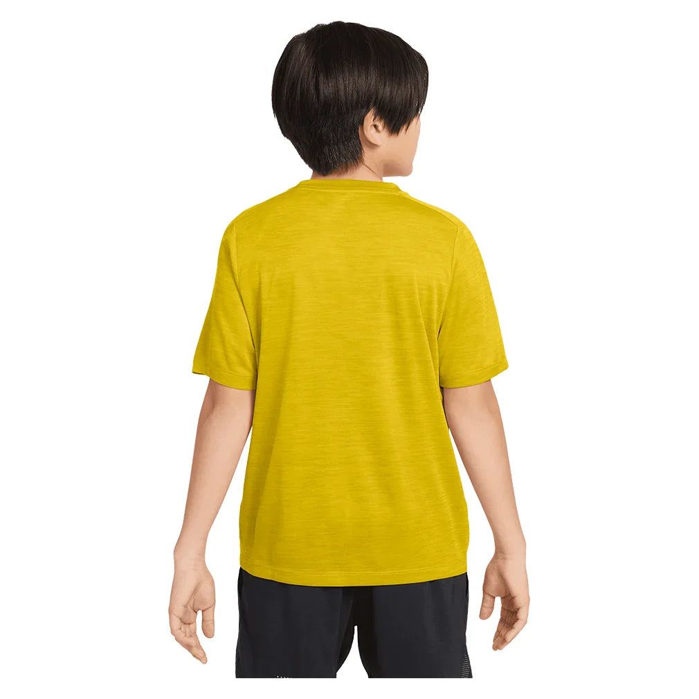 Boys` Multi Dri-FIT Short-Sleeve Training Top Apparel Nike