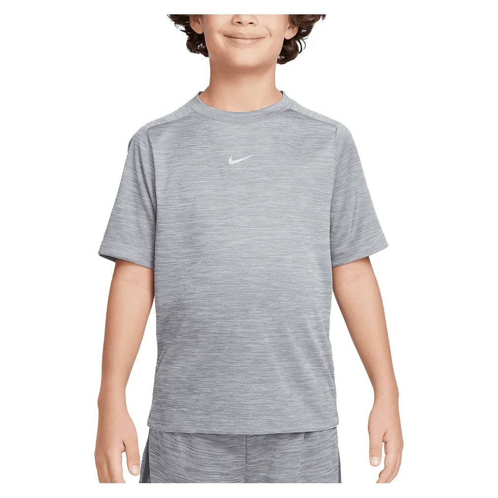 Boys` Multi Dri-FIT Short-Sleeve Training Top Apparel Nike