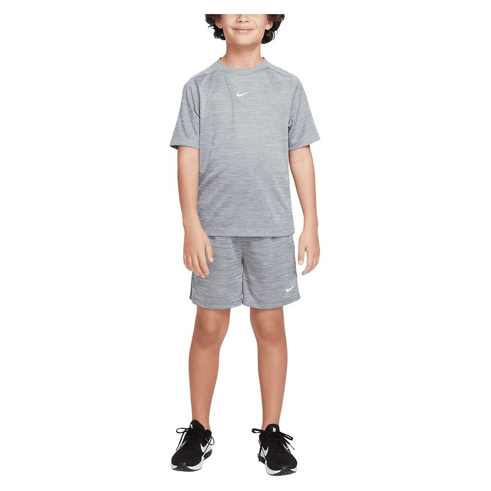 Boys` Multi Dri-FIT Short-Sleeve Training Top Apparel Nike
