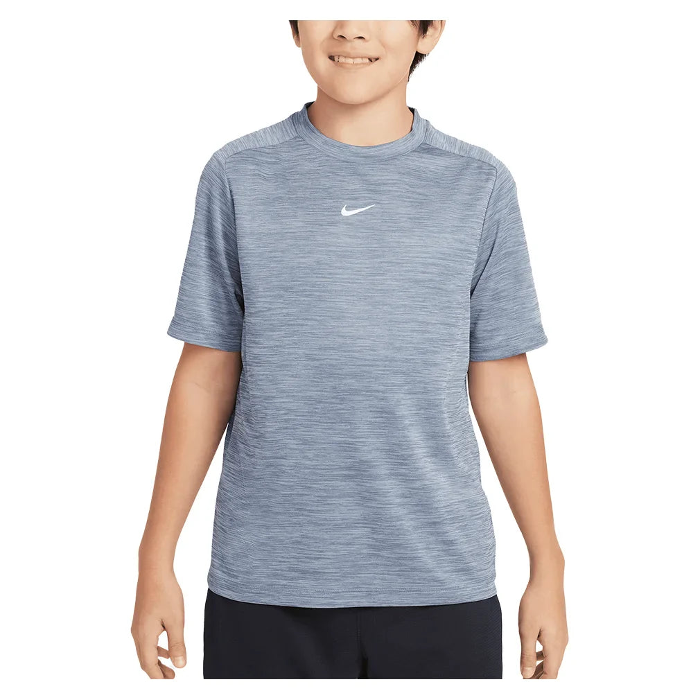 Boys` Multi Dri-FIT Short-Sleeve Training Top Apparel Nike