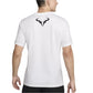 Men's Rafa Cotton Short Sleeve Tennis Top White Apparel Nike