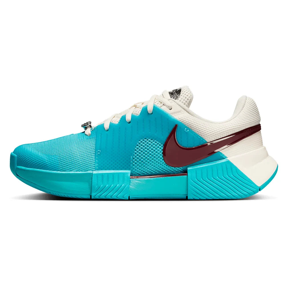 Women`s GP Challenge 1 PRM Tennis Shoes Dusty Cactus and Dark Team Red Footwear Nike