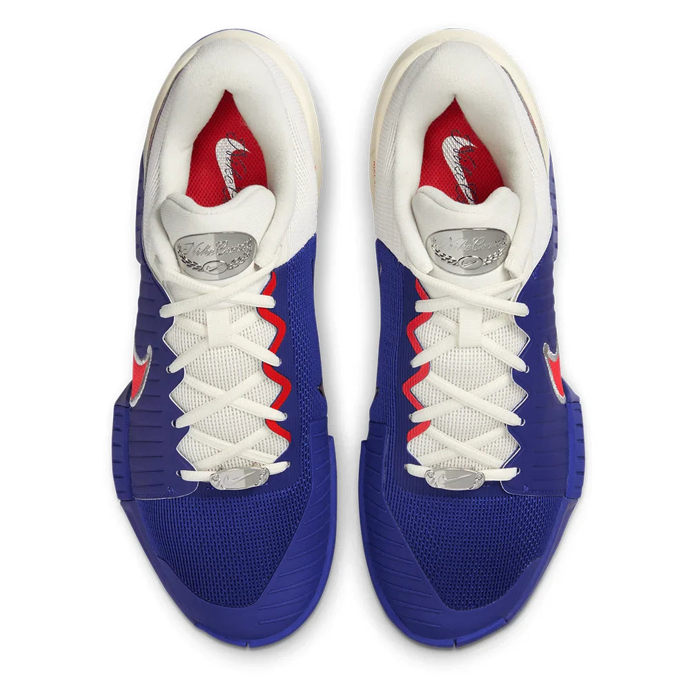 Men`s GP Challenge Pro Tennis Shoes Deep Night and Light Crimson Footwear Nike