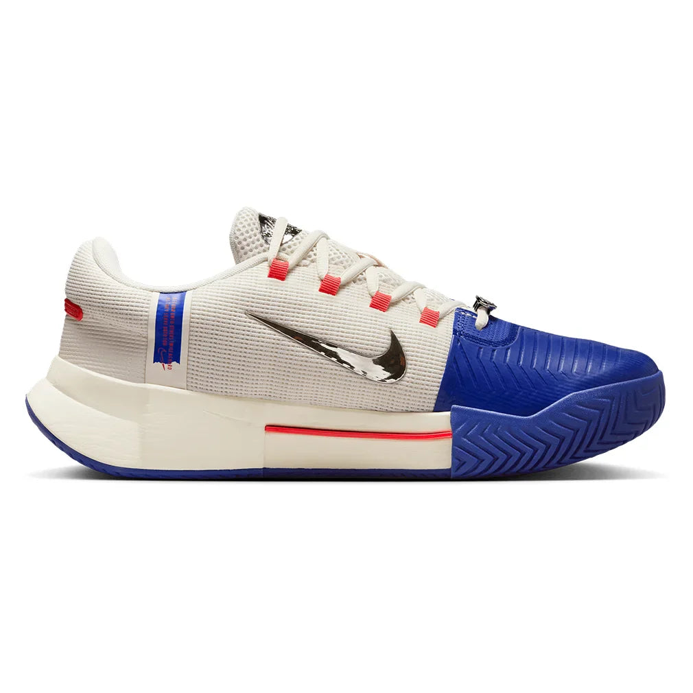 Men`s GP Challenge 1 PRM Tennis Shoes Deep Night and Light Crimson Footwear Nike