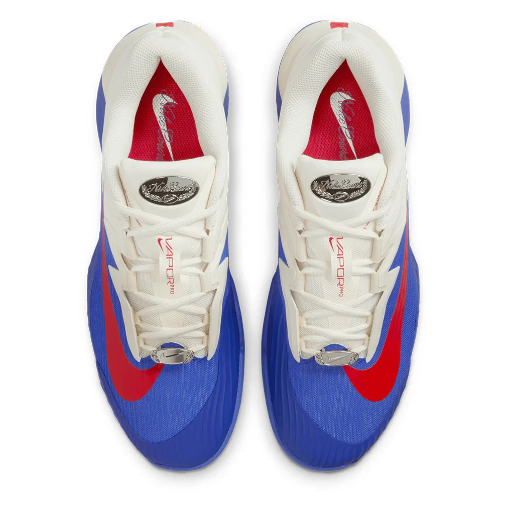 Men`s Vapor Pro 3 PRM Tennis Shoes Deep Night and Light Crimson Footwear Nike