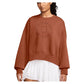 Women`s Court Heritage Phoenix Fleece Oversized Long Sleeve Tennis Crew Apparel Nike