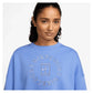 Women`s Court Heritage Phoenix Fleece Oversized Long Sleeve Tennis Crew Apparel Nike