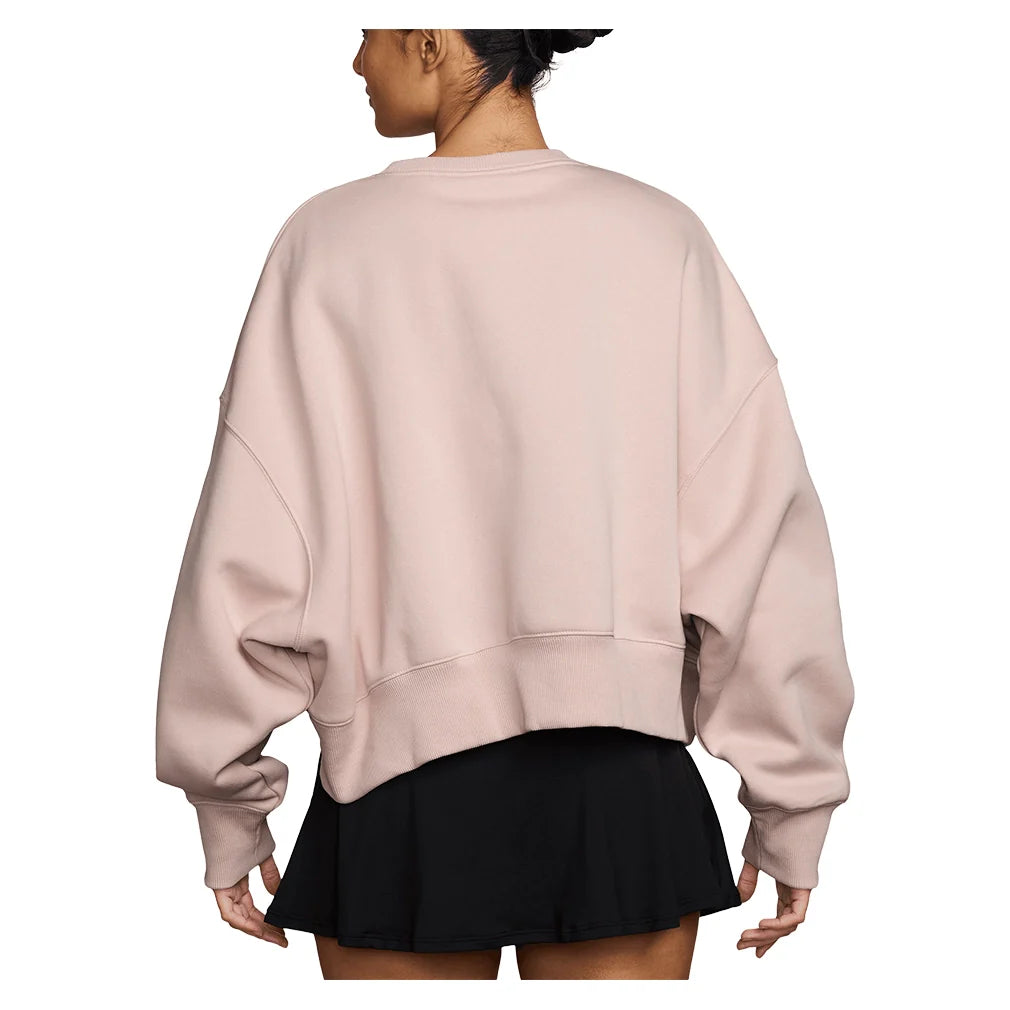 Women's Court Heritage Phoenix Fleece Oversized Long Sleeve Tennis Crew Apparel Nike