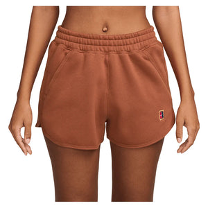 Women`s Court Heritage Mid-Rise Fleece Tennis Shorts Apparel Nike