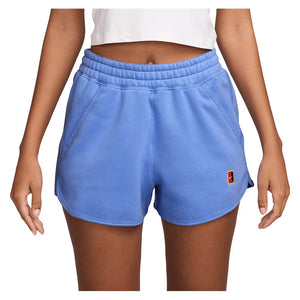 Women`s Court Heritage Mid-Rise Fleece Tennis Shorts Apparel Nike