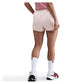 Women's Court Heritage Mid-Rise Fleece Tennis Shorts Silt Red Apparel Nike