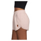 Women's Court Heritage Mid-Rise Fleece Tennis Shorts Silt Red Apparel Nike