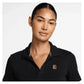 Women`s Court Heritage Short-Sleeve Cropped Tennis Polo Apparel Nike