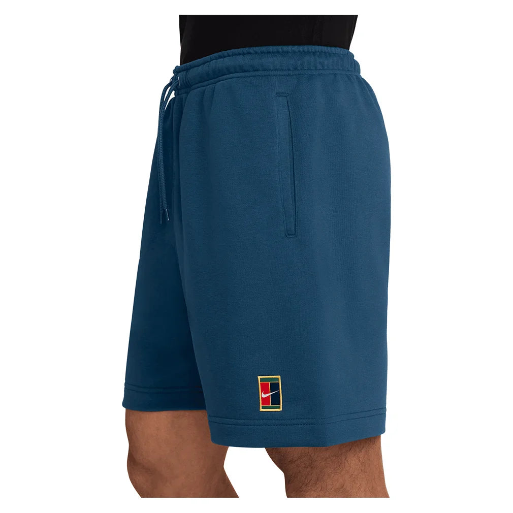 Men`s Court Dri-FIT Heritage Tennis Short Blue Force Apparel Nike
