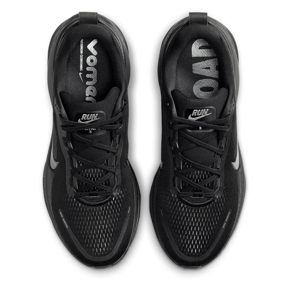 Men`s Vomero 18 Running Shoes Black Footwear Nike