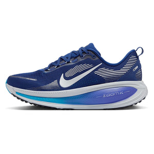 Men`s Vomero 18 Running Shoes Blue Void and Metallic Silver Footwear Nike
