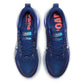 Men`s Vomero 18 Running Shoes Blue Void and Metallic Silver Footwear Nike