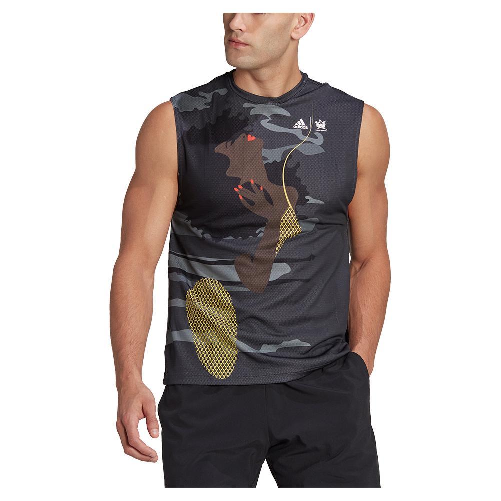 Unisex New York UNITEFIT Sleeveless Tennis Top Carbon Apparel Adidas