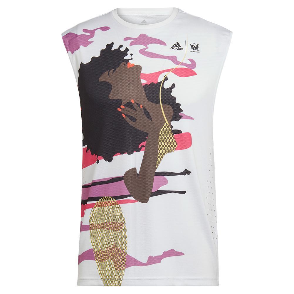 Unisex New York UNITEFIT Sleeveless Tennis Top White Apparel Adidas