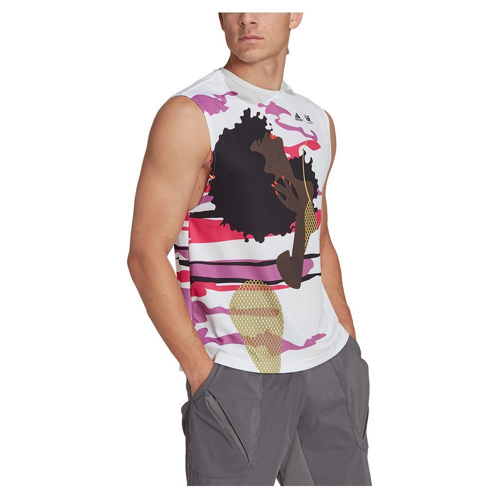 Unisex New York UNITEFIT Sleeveless Tennis Top White Apparel Adidas