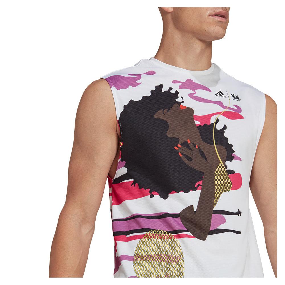 Unisex New York UNITEFIT Sleeveless Tennis Top White Apparel Adidas