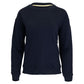 Women`s Happiest On The Court Tennis Sweatshirt Navy and White Apparel CourtLife