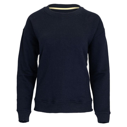 Women`s Happiest On The Court Tennis Sweatshirt Navy and White Apparel CourtLife