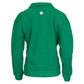 Women`s Happiest On The Court 1/4 Zip Tennis Sweatshirt Green and White Apparel CourtLife