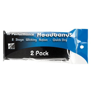 Hi Performance Tennis Headband 2 Pack Accessories Tourna