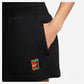 Women`s Court High-Waisted Heritage Phoenix Fleece Tennis Shorts Black Apparel Nike