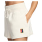 Women`s Court Phoenix Fleece Tennis Short Pale Ivory Apparel Nike