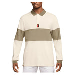Men's Court Heritage Long Sleeve Tennis Polo Apparel Nike