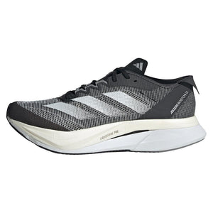 Women`s Adizero Boston 12 Running Shoes Core Black and White Footwear Adidas