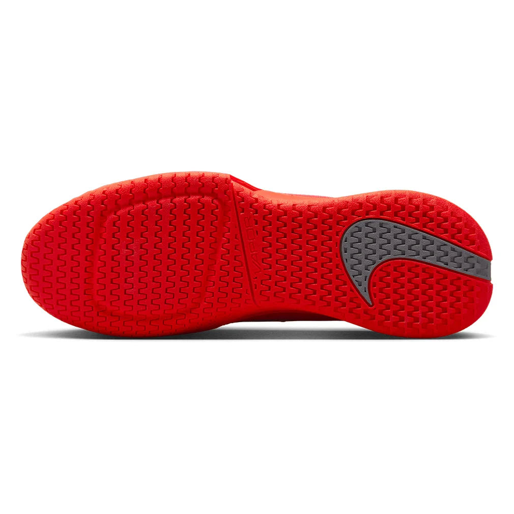 Women`s Zoom Vapor Pro 3 PRM New York Tennis Shoes Bright Crimson and Metallic Silver Footwear Nike