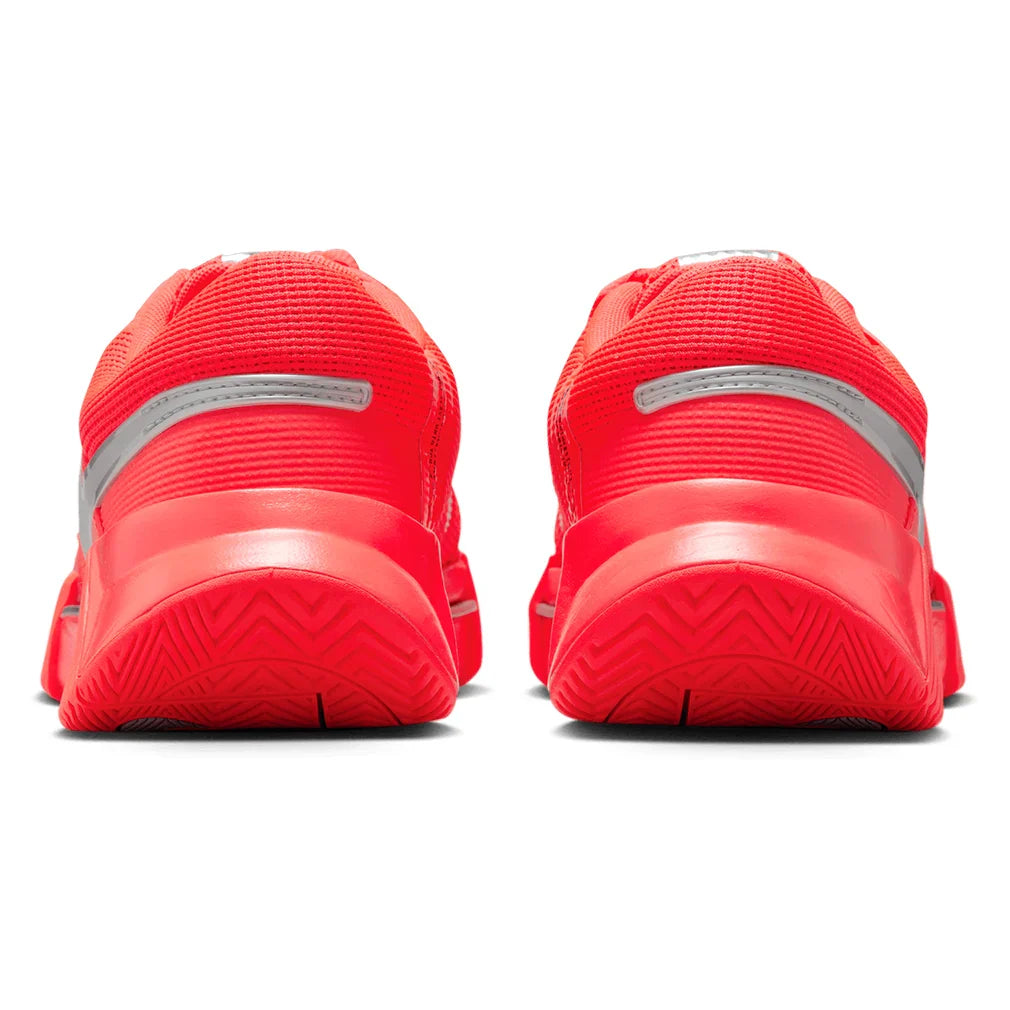 Women`s Zoom GP Challenge 1 PRM New York Tennis Shoes Bright Crimson and Metallic Silver Footwear Nike