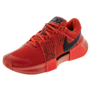 Women`s Osaka GP Challenge 1 Tennis Shoes Picante Red and Black Footwear Nike