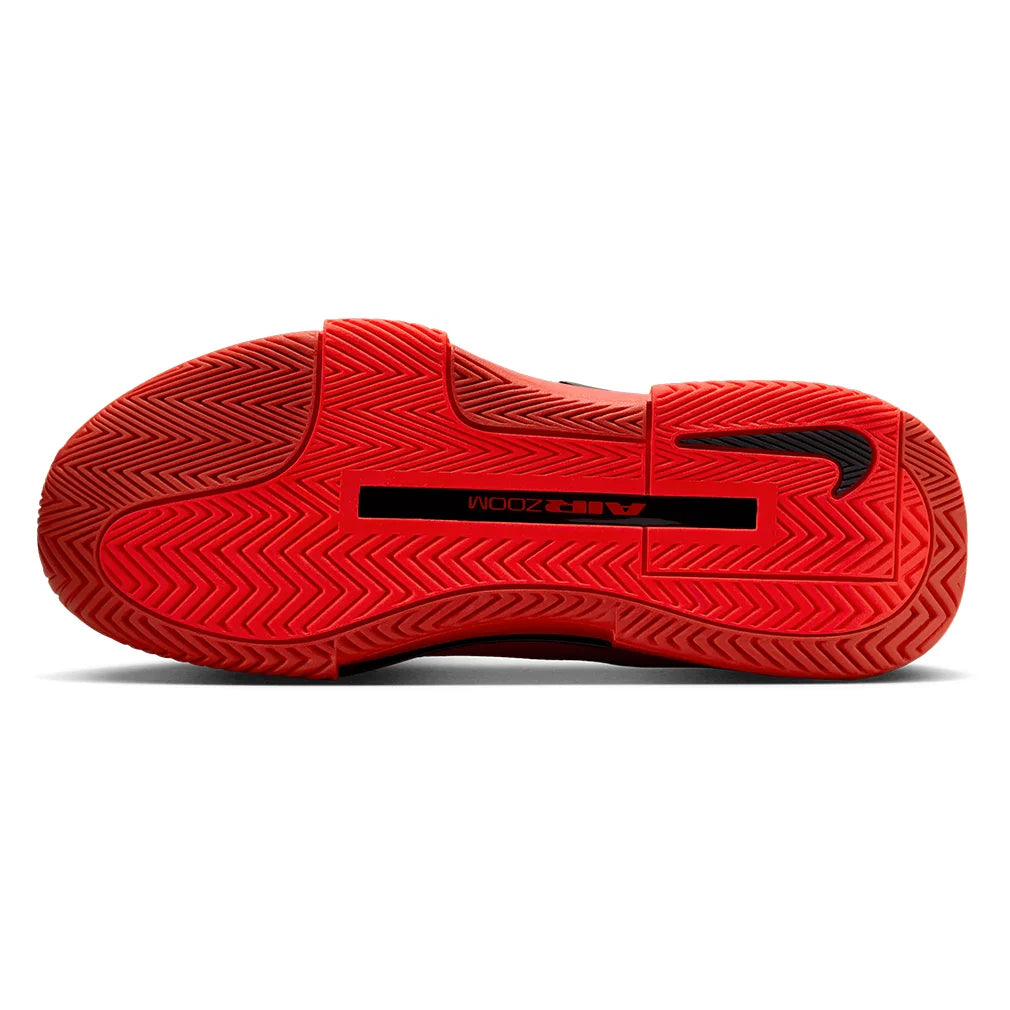 Women`s Osaka GP Challenge 1 Tennis Shoes Picante Red and Black Footwear Nike