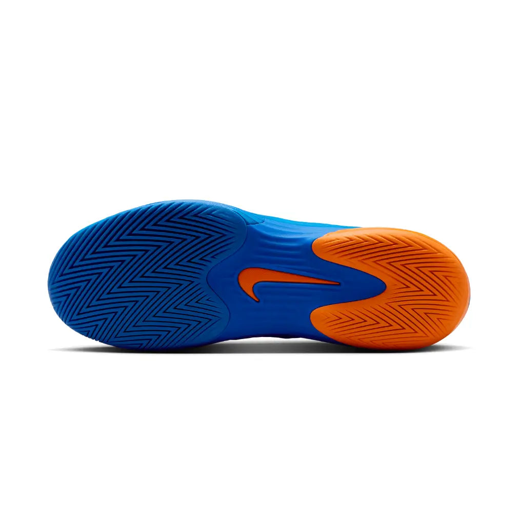 Men`s Zoom Vapor 12 NRG Tennis Shoes Racer Blue and Safety Orange Footwear Nike