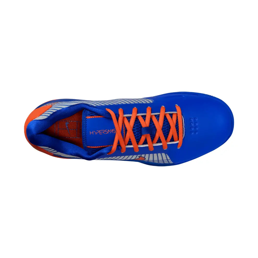 Men`s Zoom Vapor 12 NRG Tennis Shoes Racer Blue and Safety Orange Footwear Nike