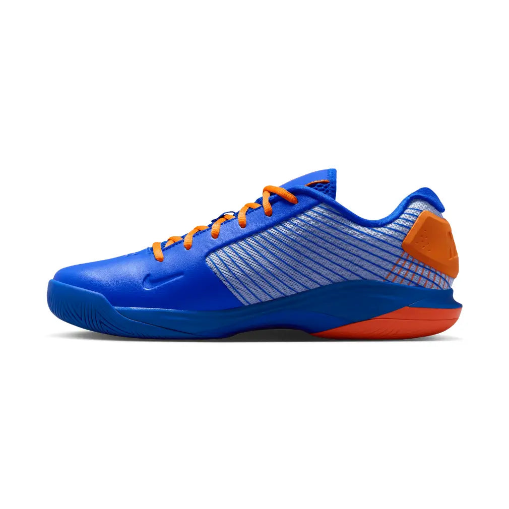 Men`s Zoom Vapor 12 NRG Tennis Shoes Racer Blue and Safety Orange Footwear Nike