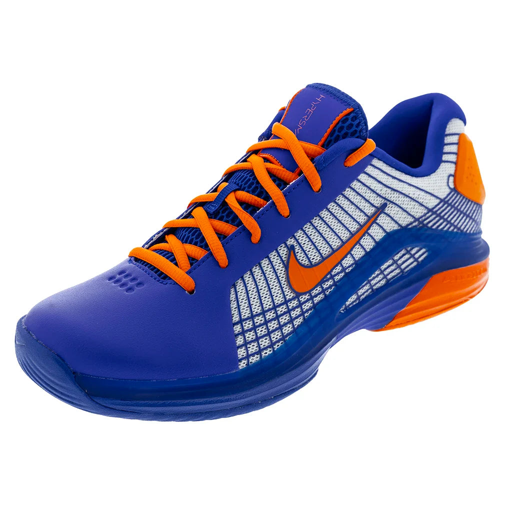 Men`s Zoom Vapor 12 NRG Tennis Shoes Racer Blue and Safety Orange Footwear Nike