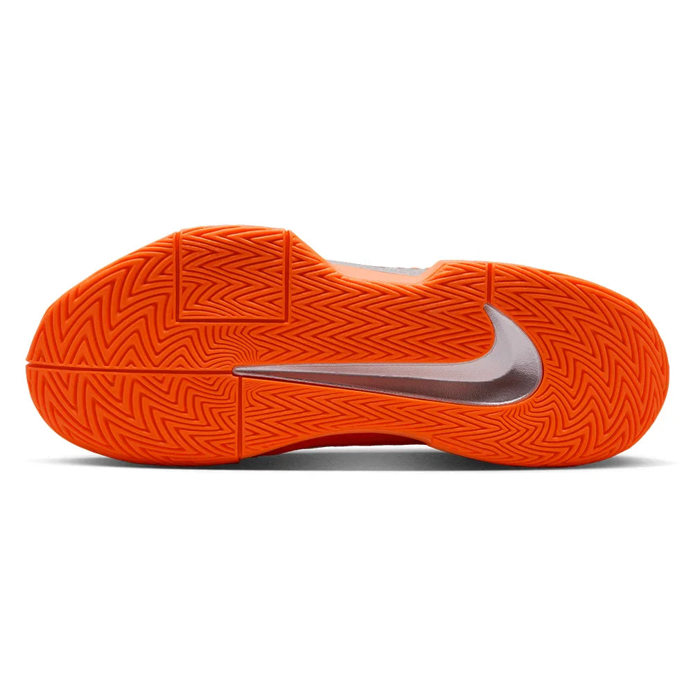 Men`s GP Challenge Pro PRM New York Tennis Shoes Hyper Crimson and Metallic Silver Footwear Nike